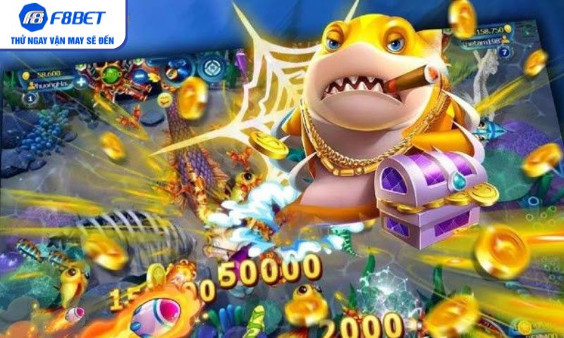 Giao diện bắn cá rồng 3D sống động tại F8BET